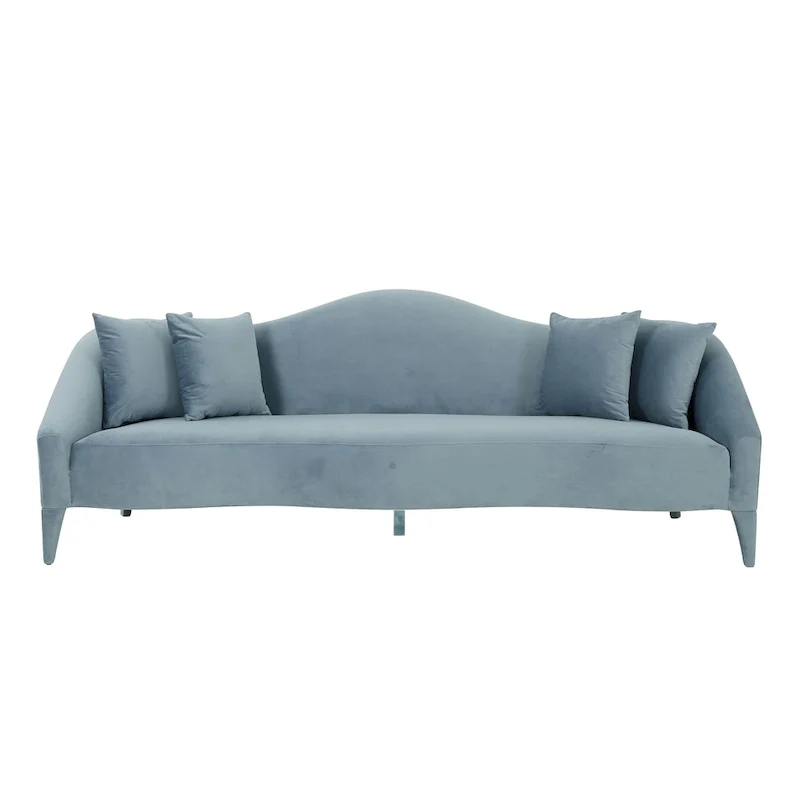 Velvet Sofa - 96W x 36.2D x 34.3H - 96W x 36.2D x 34.3H