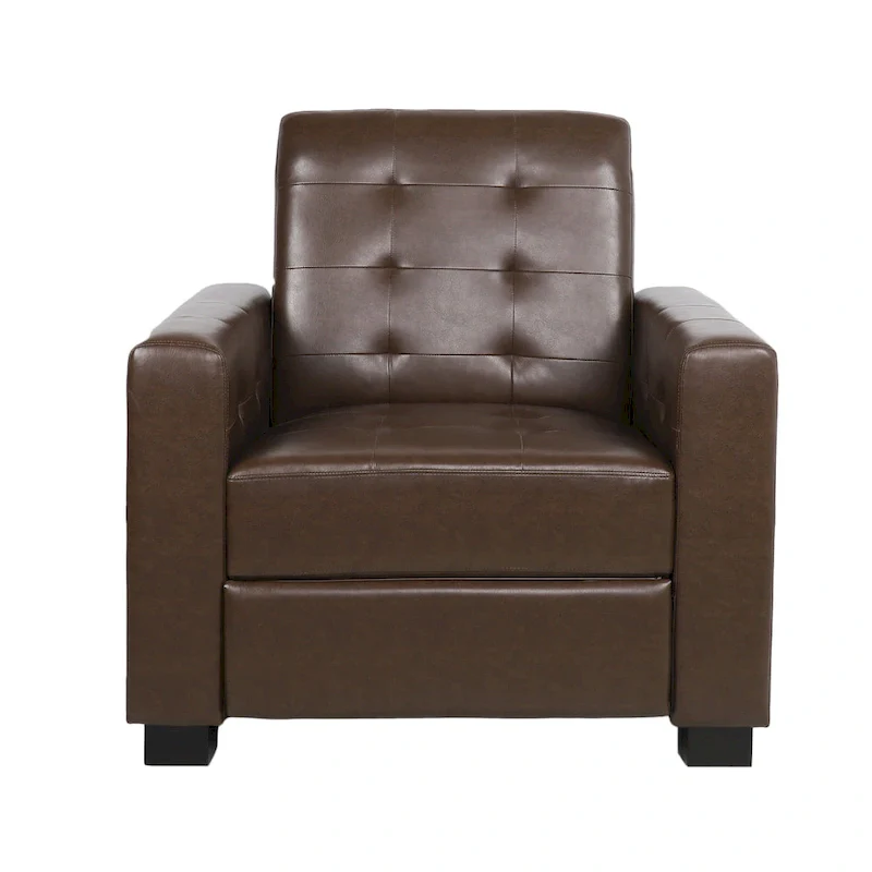 Upholstered Push-Back Recliner