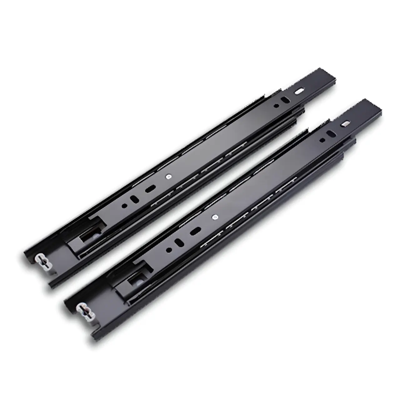 Modern Leather Tray Stone Top 2 Drawers Nightstand