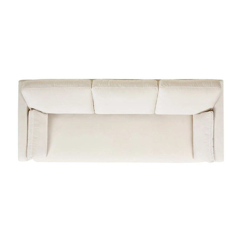 Knox 84 Modern Farmhouse Velvet Track Arm Sofa