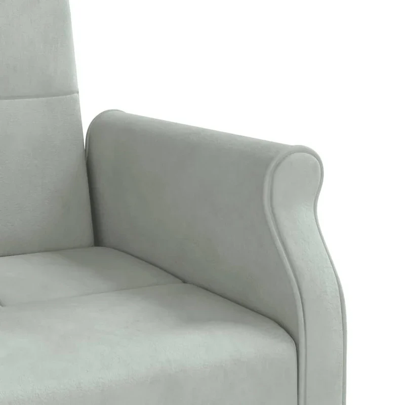 Velvet Sofa Bed Loveseat with Cushions – 85 x 35 x 27.6