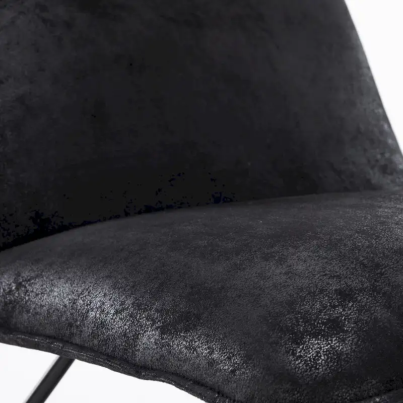 LUE BONA Mid Century Faux Leather Accent Chair With Adjustable Backrest - 31.5 H X 22.2 W X 23.6 D