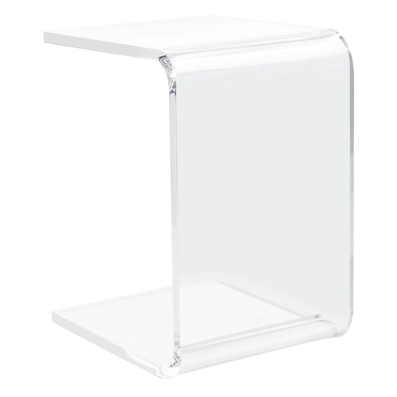 SAFAVIEH Willa Acrylic Clear Side Table - 13.5 W x 15.5 L x 20.4 H - 14Wx16Dx20H