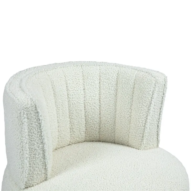 360 Degree Swivel Cuddle Barrel Accent Chairs with Wide Upholstered