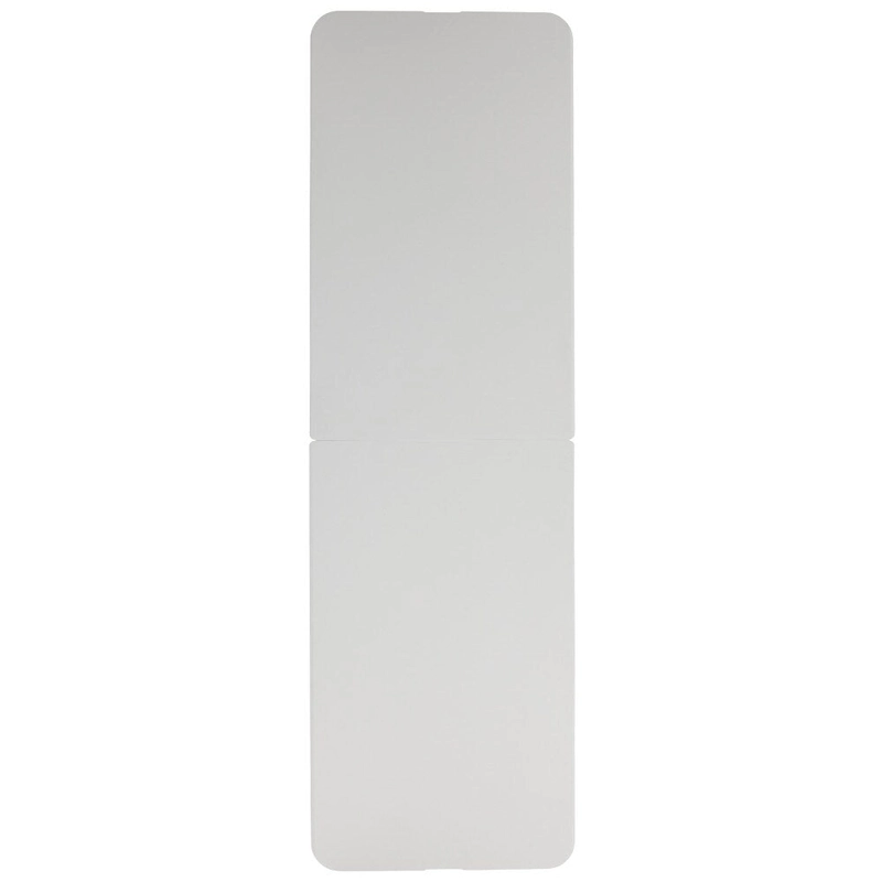 30W x 96L Bi-Fold Granite White Plastic Event Table with Carrying Handle
