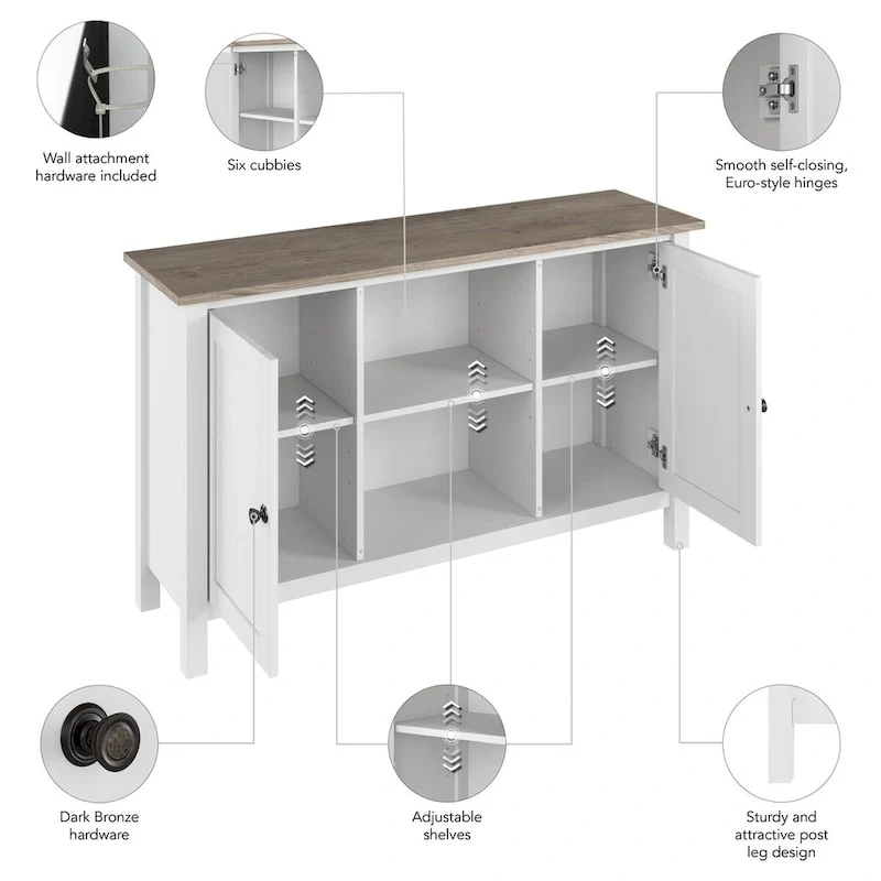 Mayfield 48W Tall TV Stand Media Console.