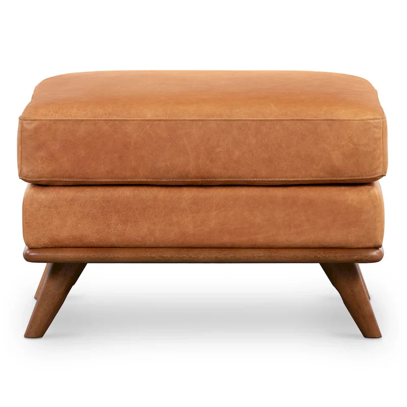 Poly & Bark Nolita Ottoman - Full Grain Genuine Italian Leather