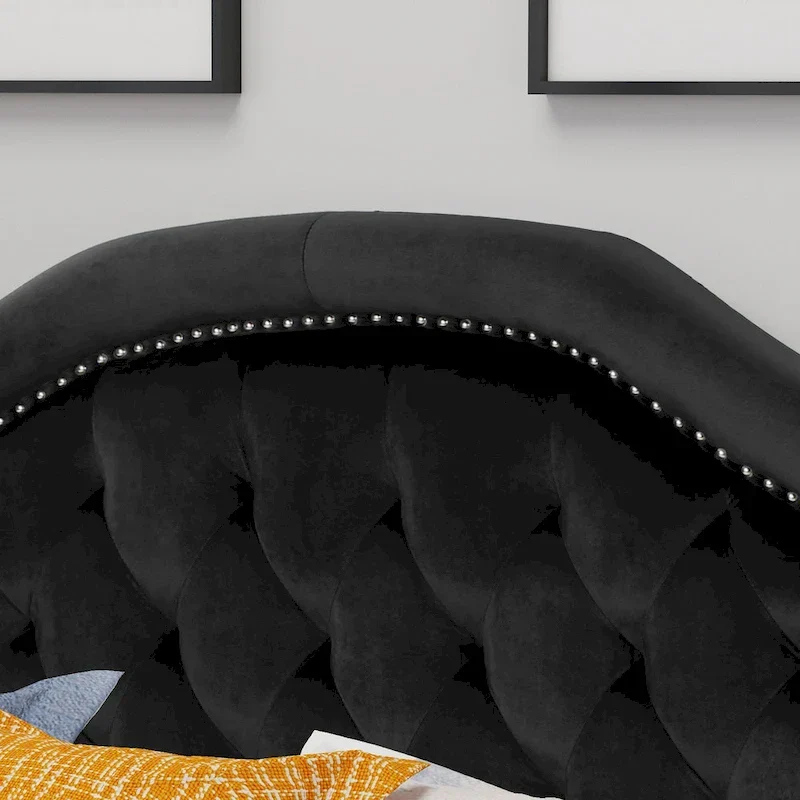 Killian Glam Velvet Full/Queen Headboard by