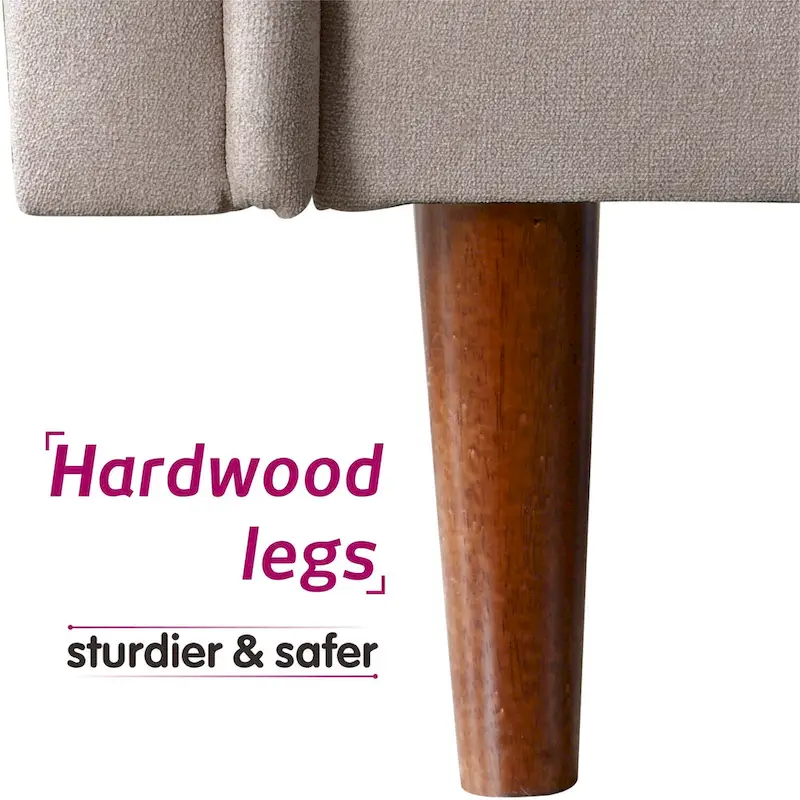 OVIOS Upholstered Mid-century Sofa