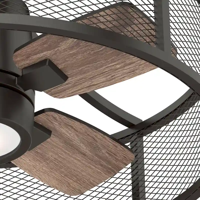 Hunter Seattle Ceiling Fan with LED Light Kit and Wall Control