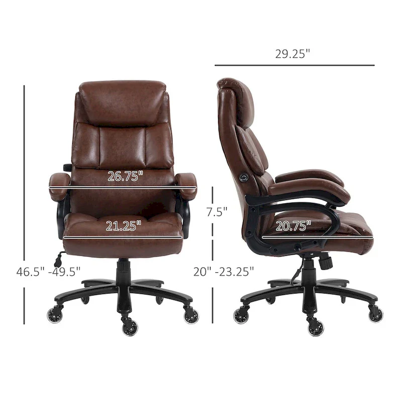 Vinsetto PU Leather Office Chair