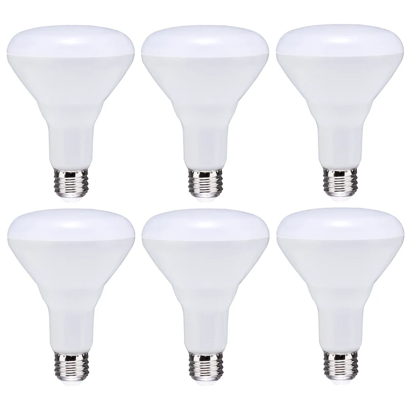 8.5 Watt BR30 LED 4000K 80 CRI Medium Base 120 Volts Dimmable 6-pack - Frost
