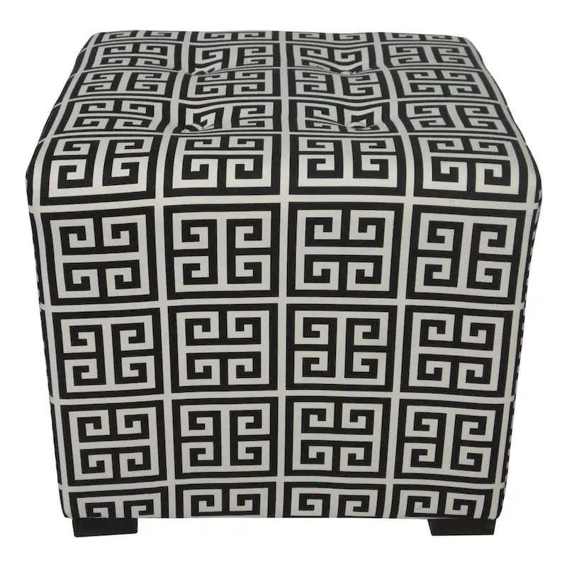 Merton Towers 4-button Tuft Square Ottoman