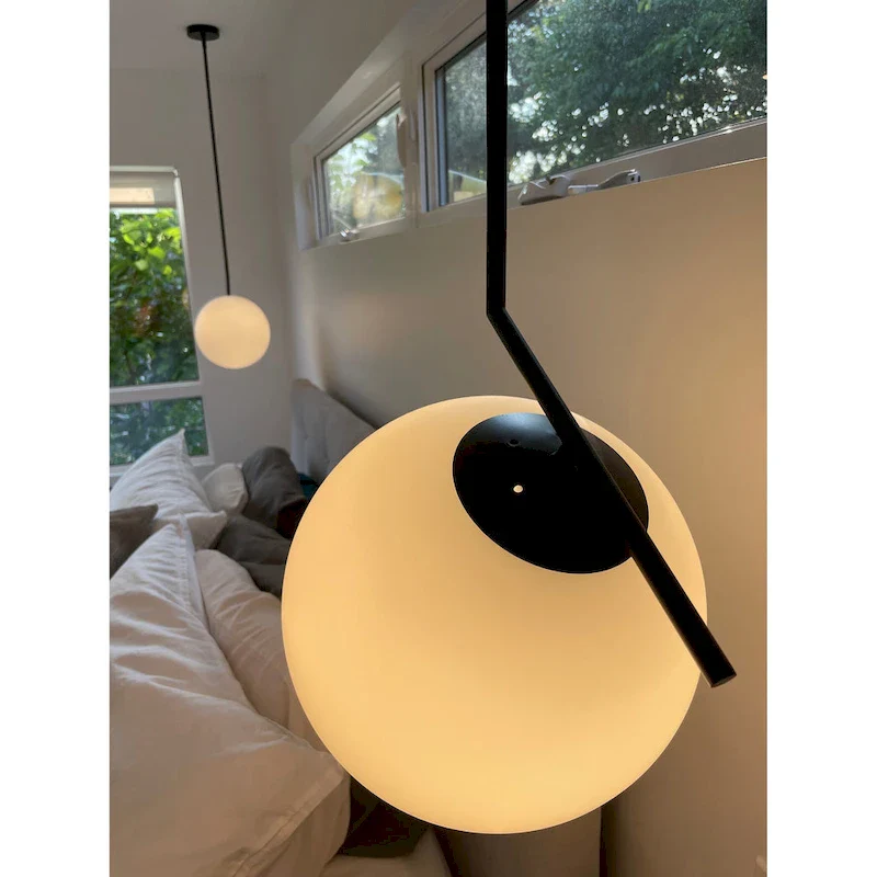 1LT Pendant, MB finish w/ Opal Glass