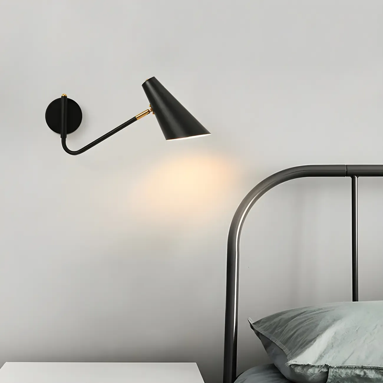 Modern Metal Simple Swing Arm Wall Light