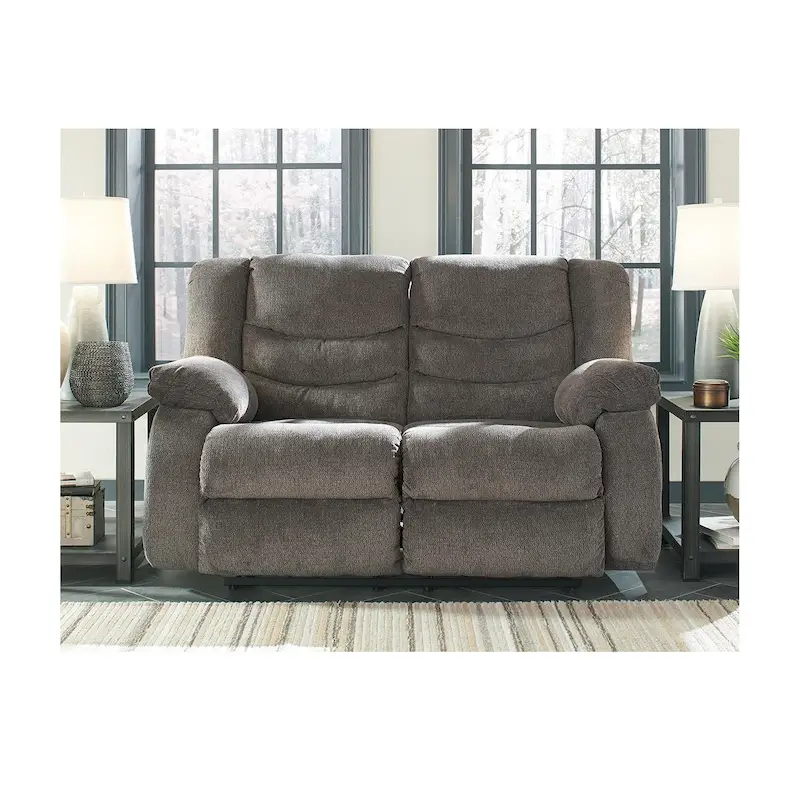 Tulen Gray Reclining Loveseat