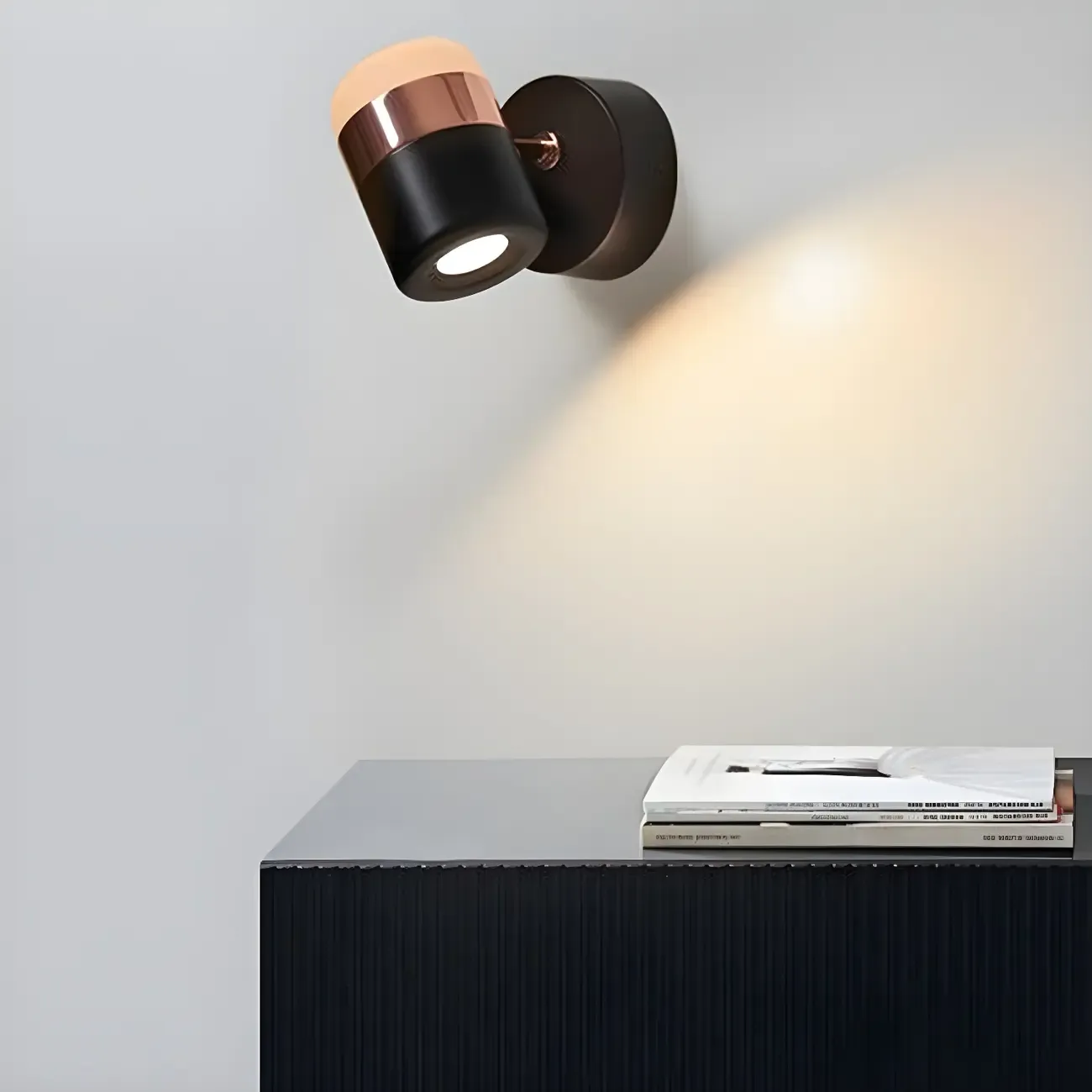 Modern 2-Light Cylinder Adjustable Wall Sconce