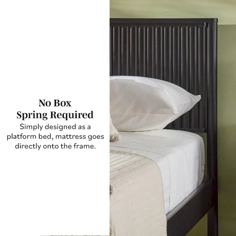 Middlebrook Designs Transitional Solid Wood Queen Bed