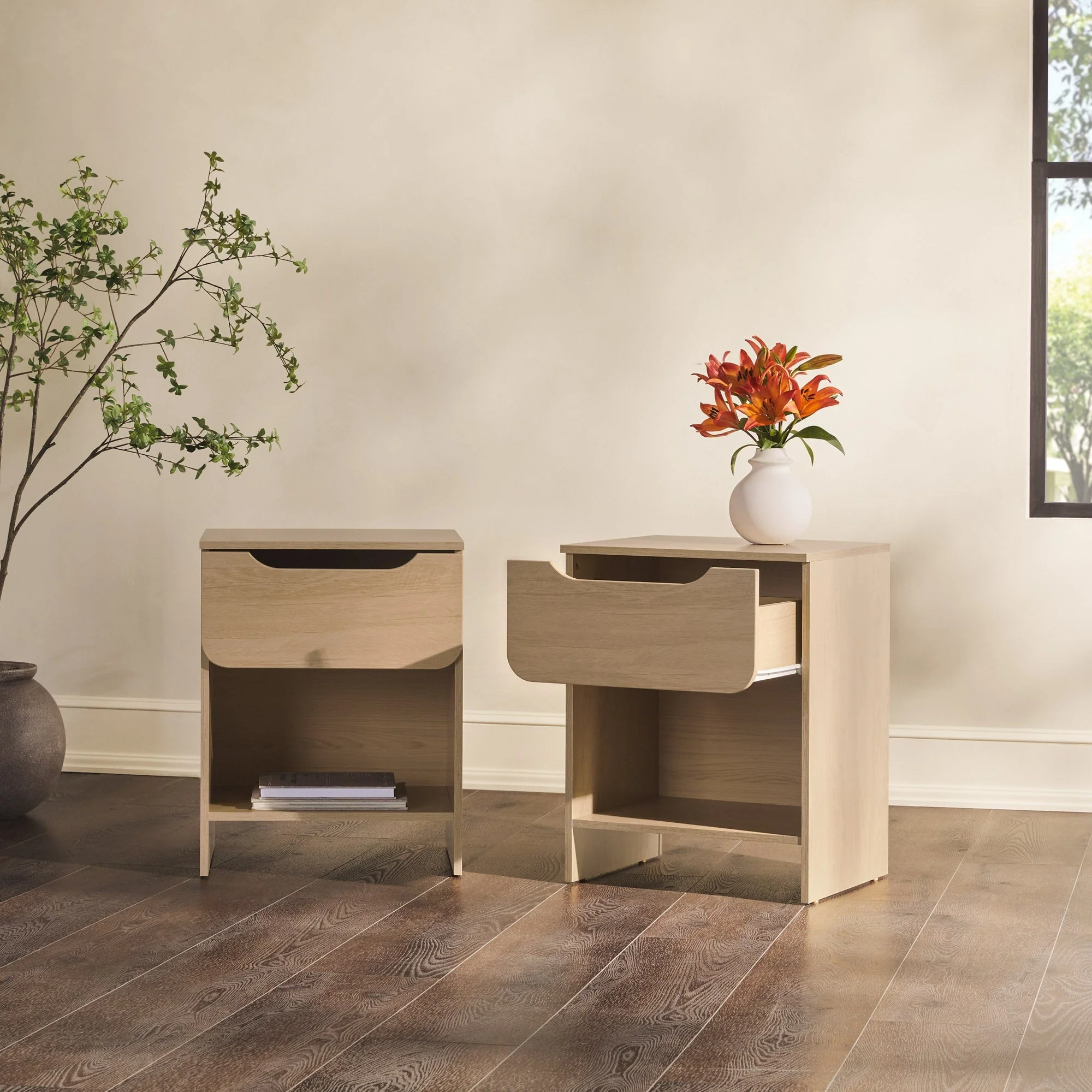 Domm Modern 1-Drawer Nightstand