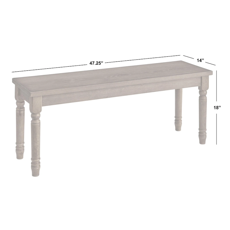 Simple Living 5-piece Burntwood Dining Set