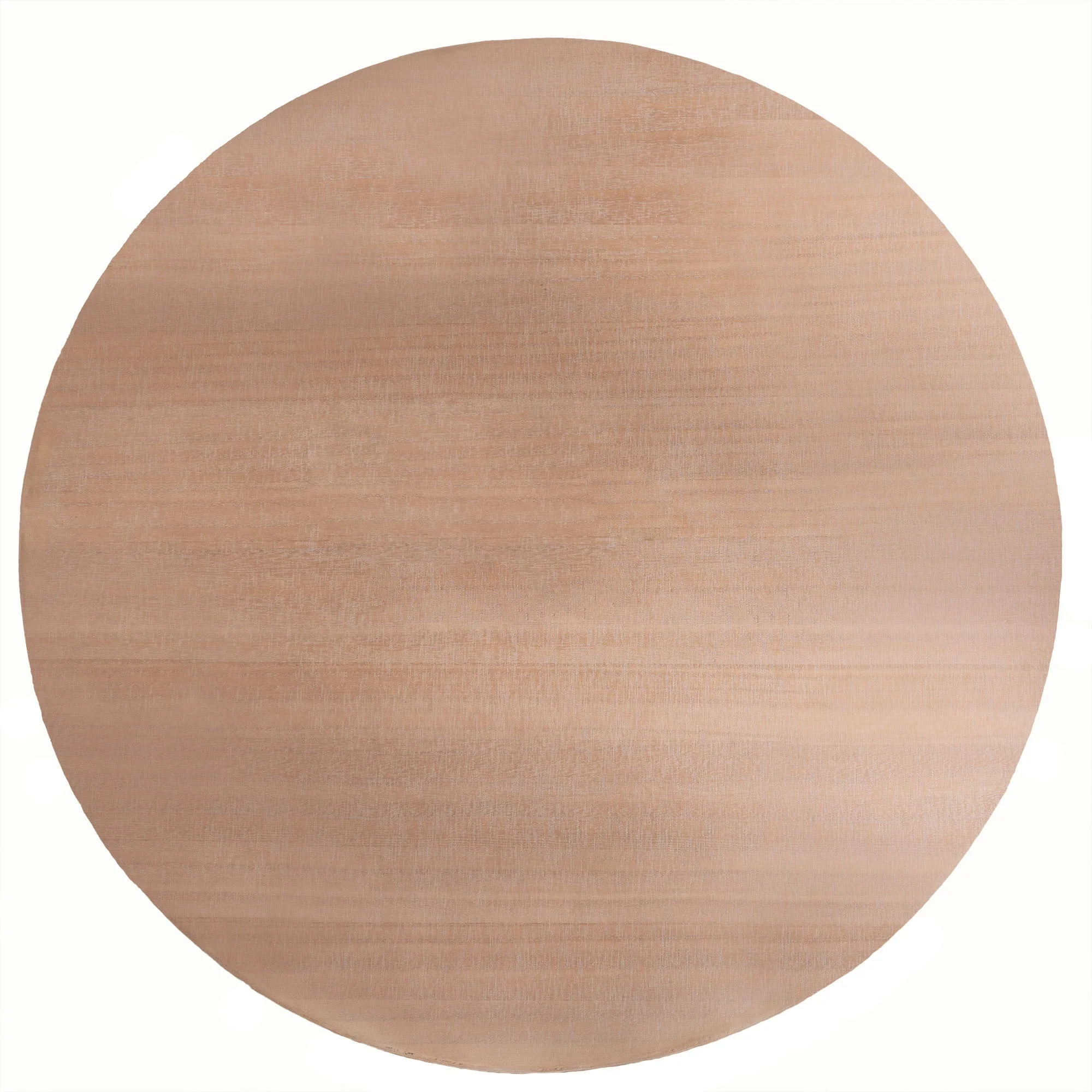 Walker Edison | Modern Natural Finish 31 in Round Wood Coffee Table