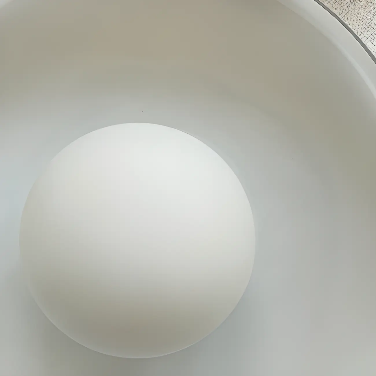 Modern Green Circular Glass Semi Flush Ceiling Light