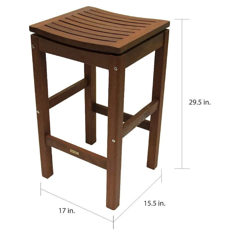 Eilaf Eucalyptus Pub Stool, 2pk. - N/A