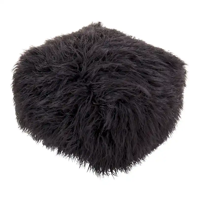 Snug Haven Faux Fur Pouf