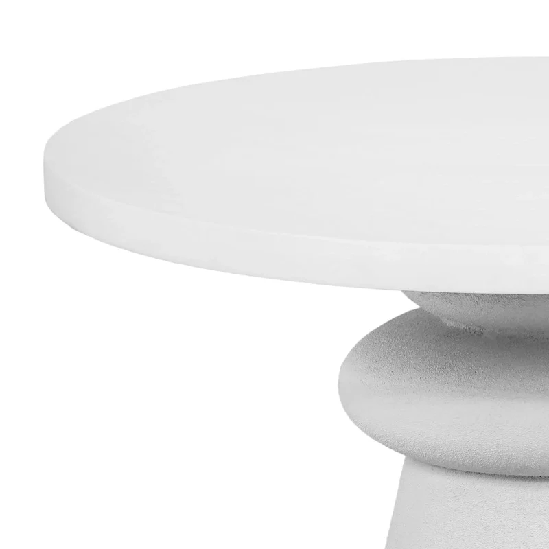 Lupita White 42 Round Dinette Table
