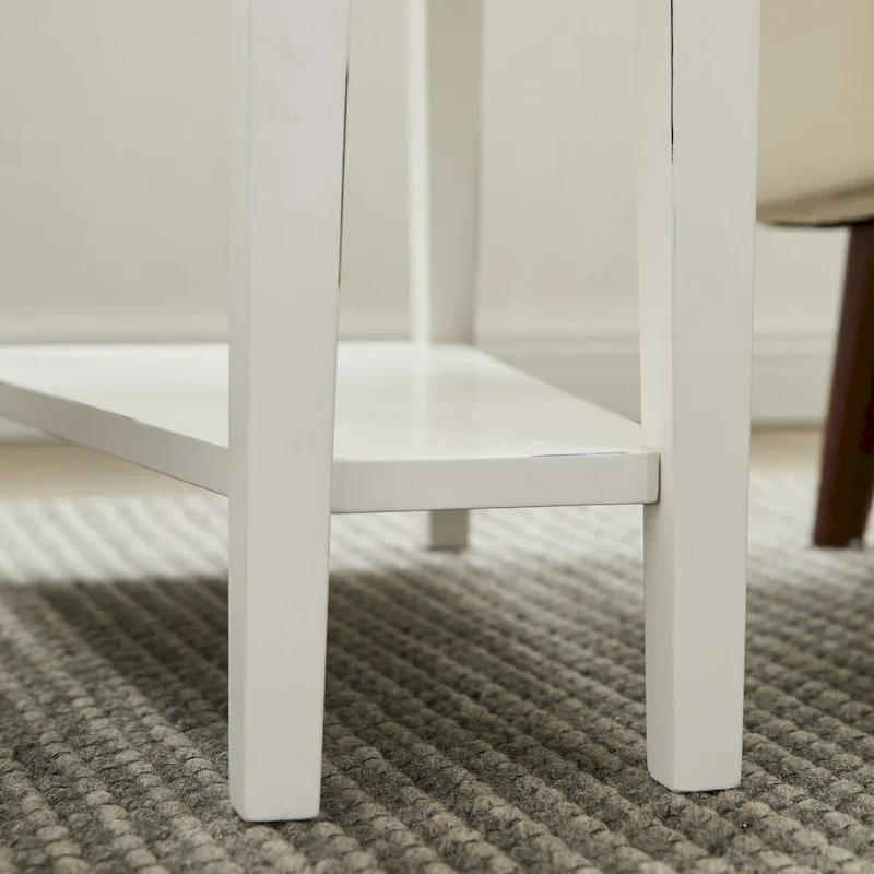 Leick Home Recliner Wedge Table with Shelf