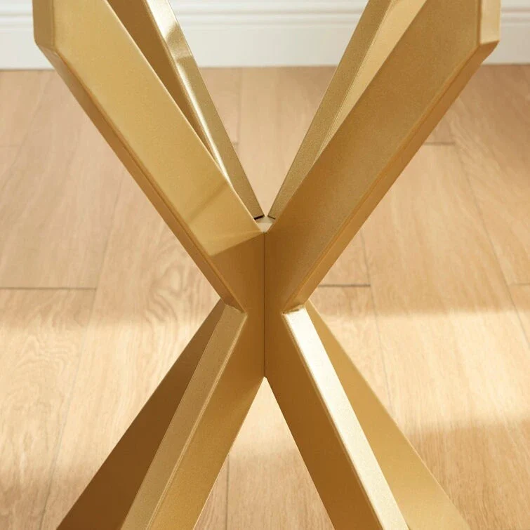 19.7 End Table With Glass Top