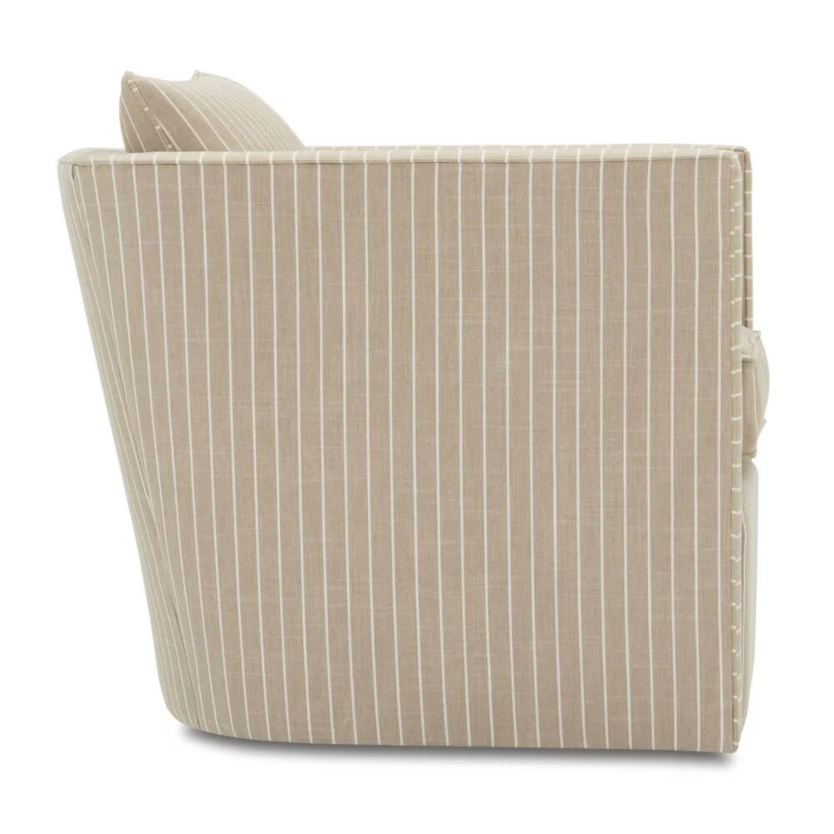 Mark Tan Stripe Swivel Chair