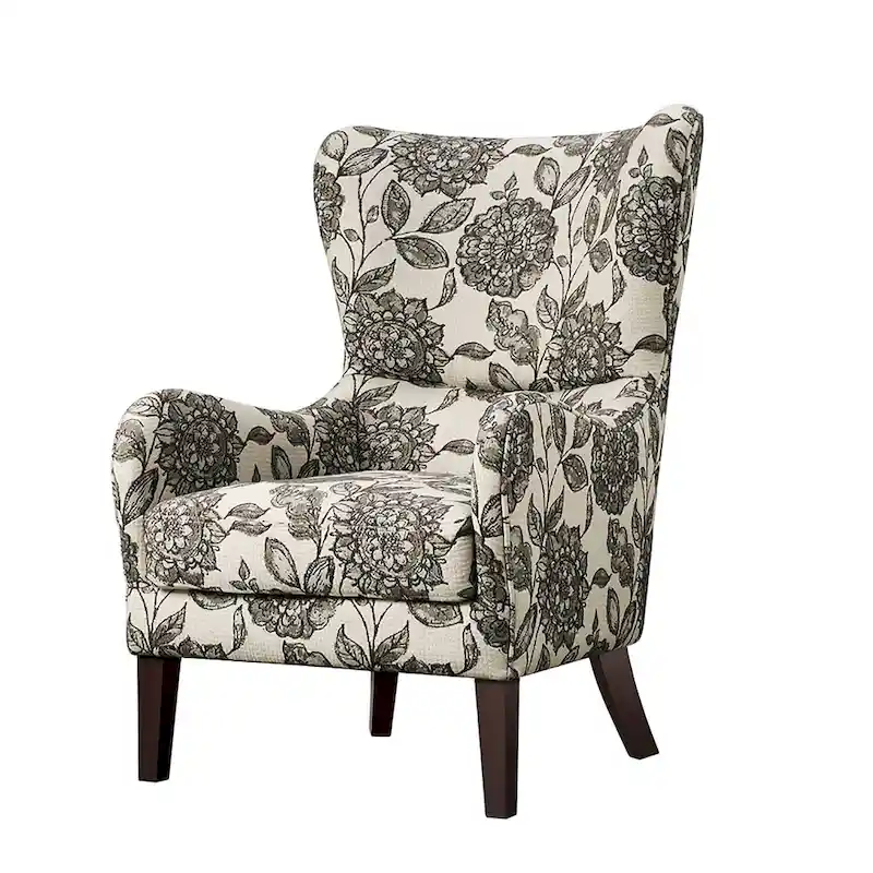 Madison Park Leda Swoop Wing Chair