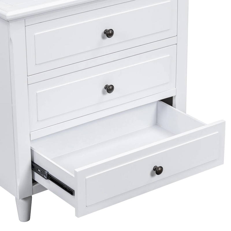 3-Drawer Wood Cabinet