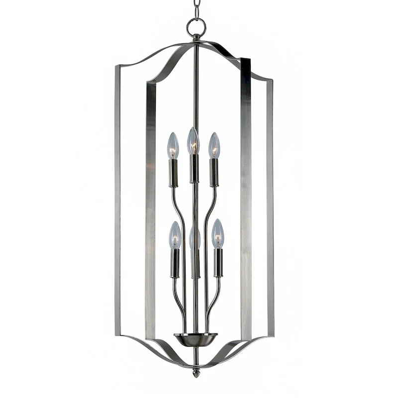 Maxim Provident 6 Light 18  Wide Taper Candle Pendant