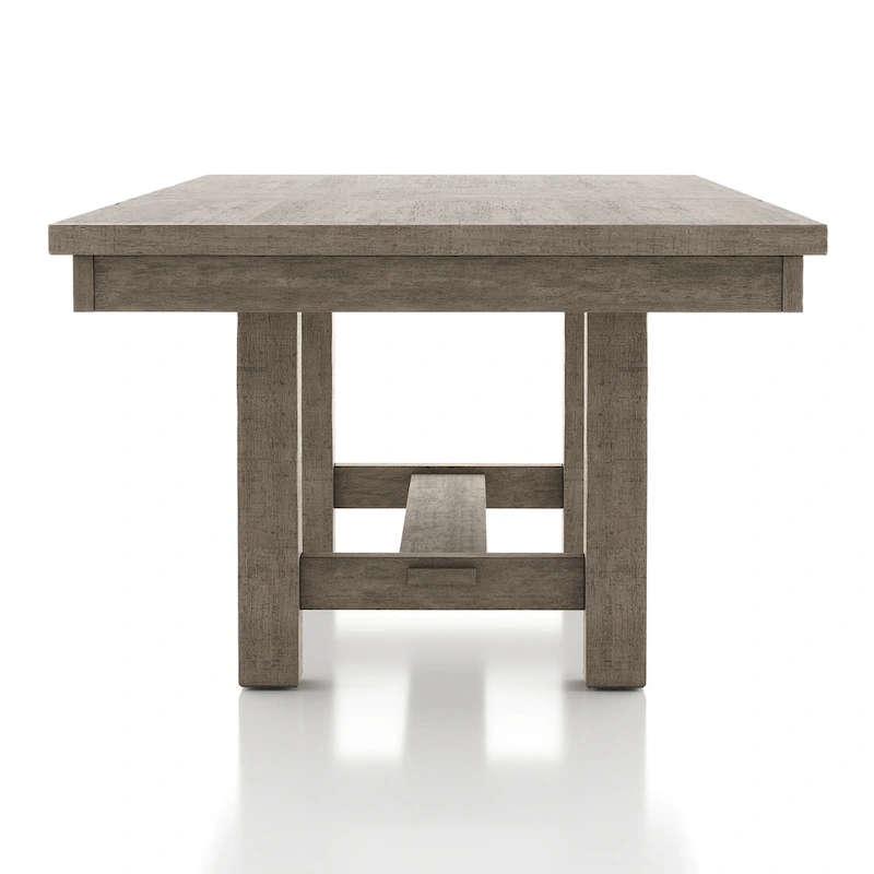 Jusk Rustic Grey Wood 5-Piece Dining Table Set by Furniture of America