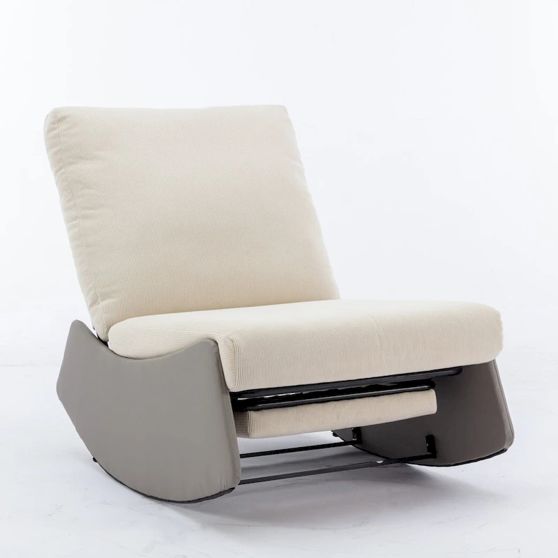 GDFStudio Modern Rocking Chair Recliner with Footrest