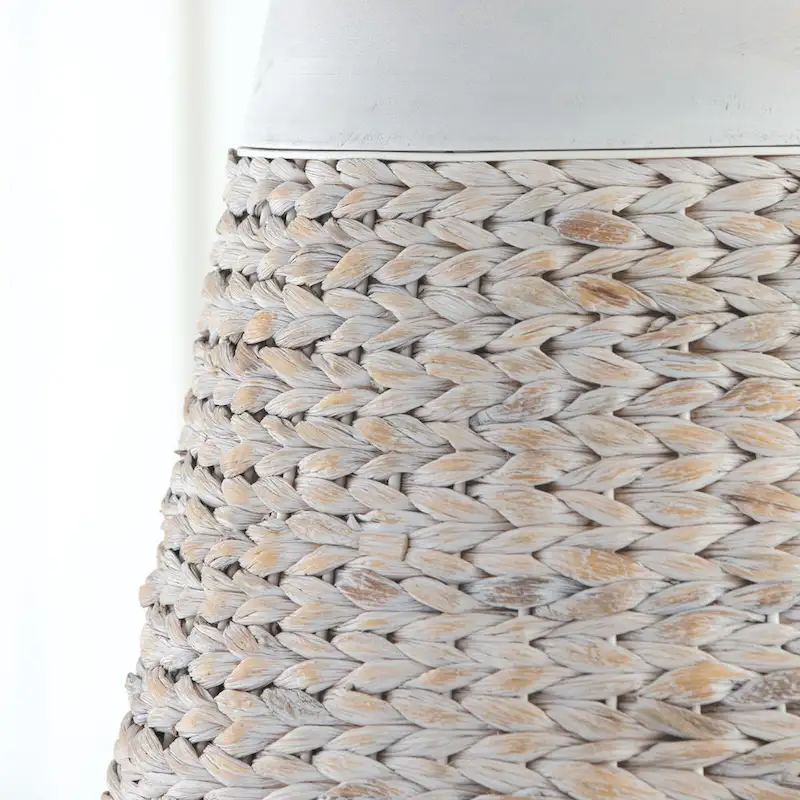 Tallulah 4-light Medium Pendant w/ Mango Wood & Water Hyacinth