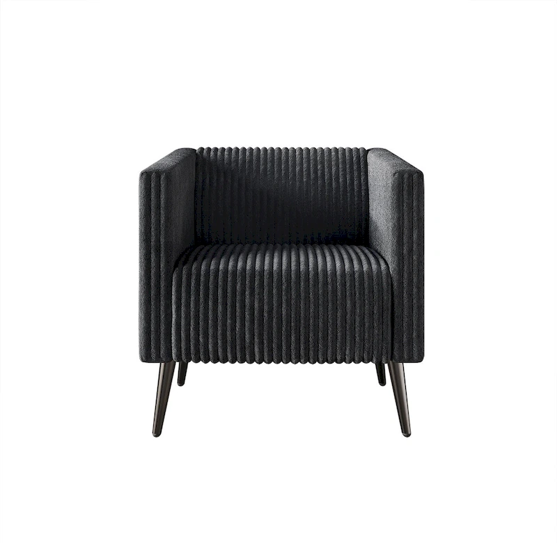 CraftPorch Corduroy Modern and Glamorous Velvet Upholstered Arm Chair