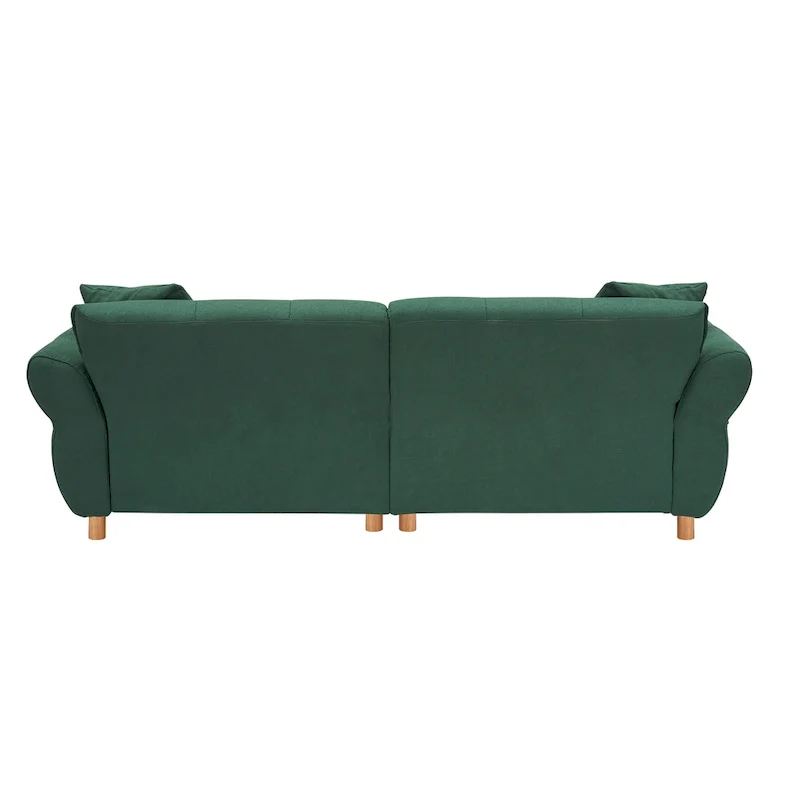 Upholstered 3-seater Sofa with Matching Pillows