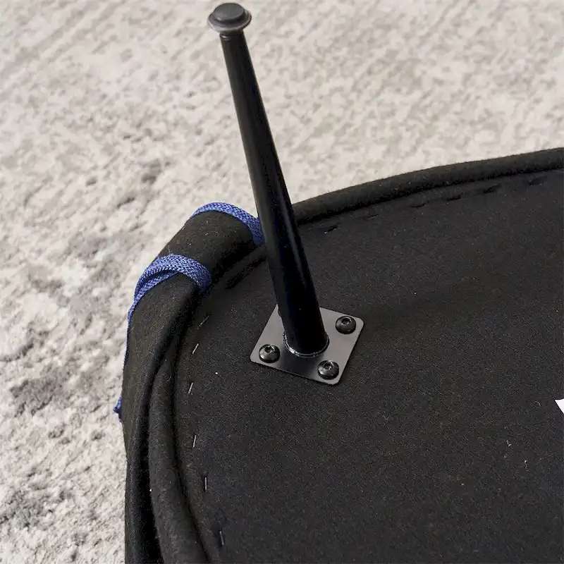 Swivel Barrel Chair with Ottoman and Black Metal Base