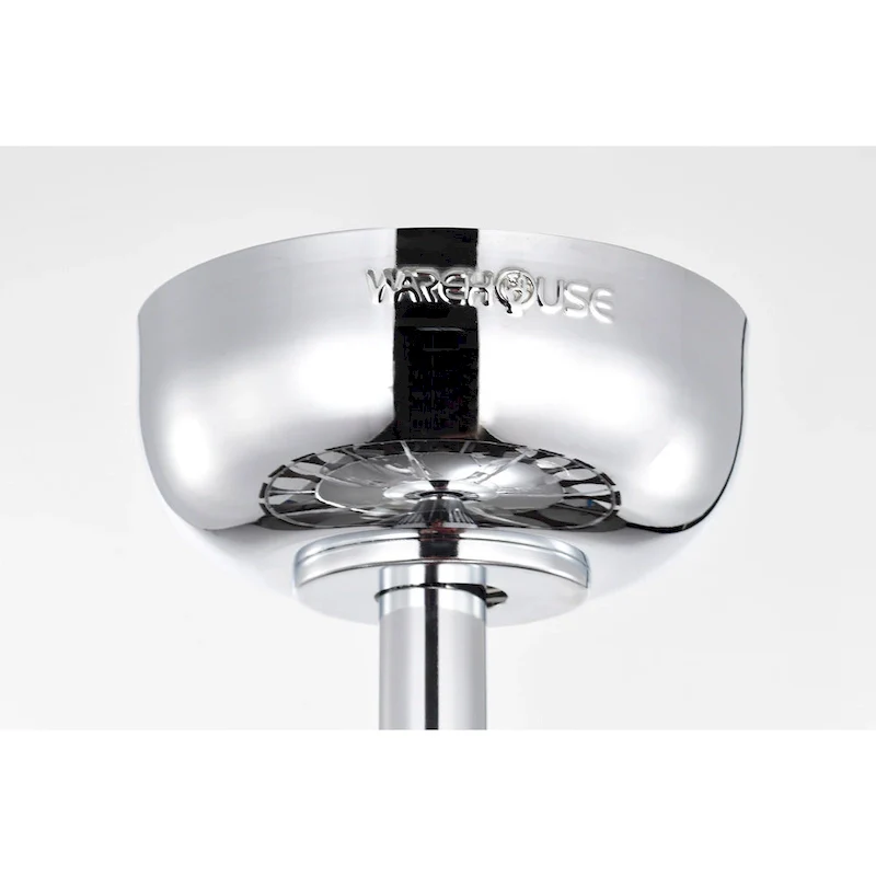 Avani 24-inch Silver and Faux Wood Grain 6 Lights 3 Blades Lighted Ceiling Fan with Remote