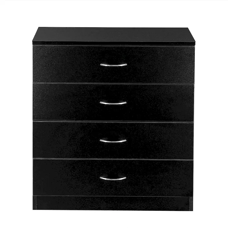 Wood 4-Drawer Chest of Drawers