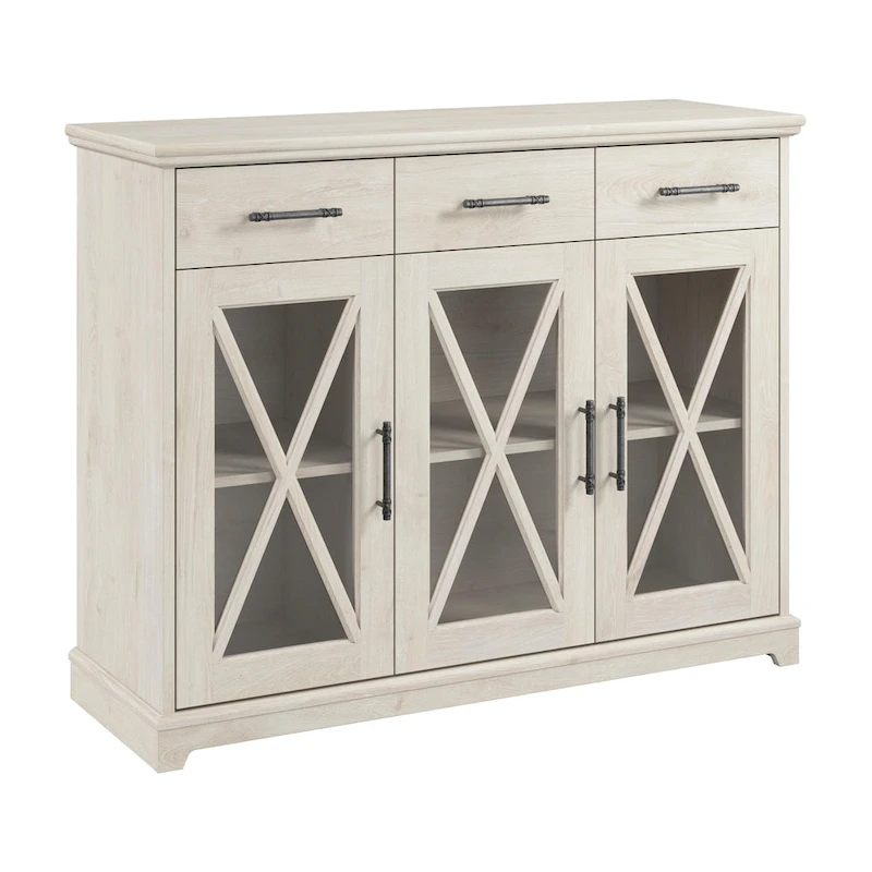 Lennox 46W Sideboard Buffet Cabinet with Drawers by Bush Furniture
