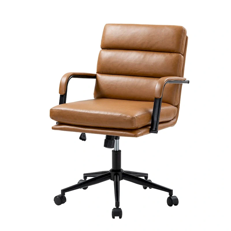 Modern Task Faux Leather Chair with Tilt Lock and Center Tilt by