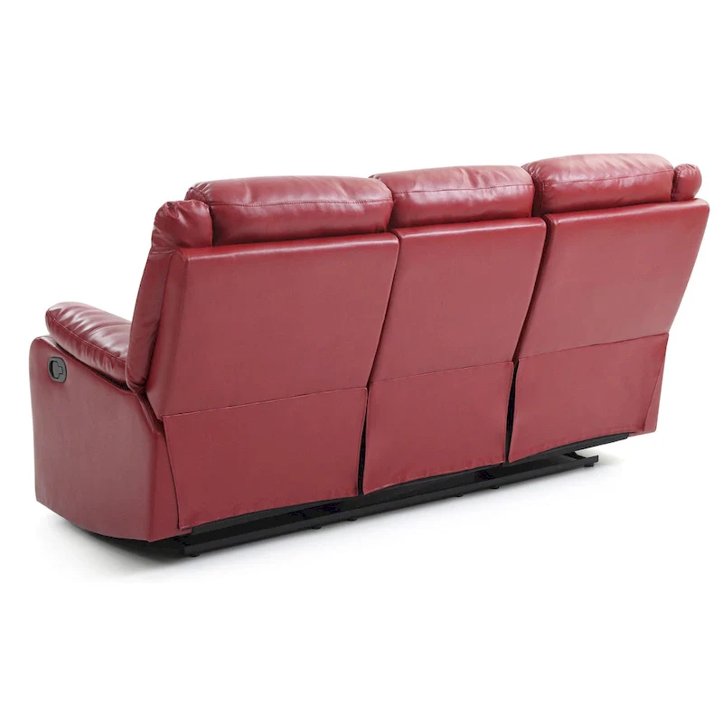 Ward Faux Leather Double Reclining Sofa