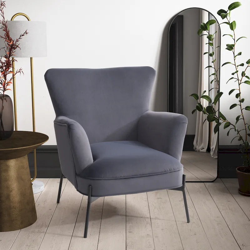 Eliana Modern Wingback Accent Chair