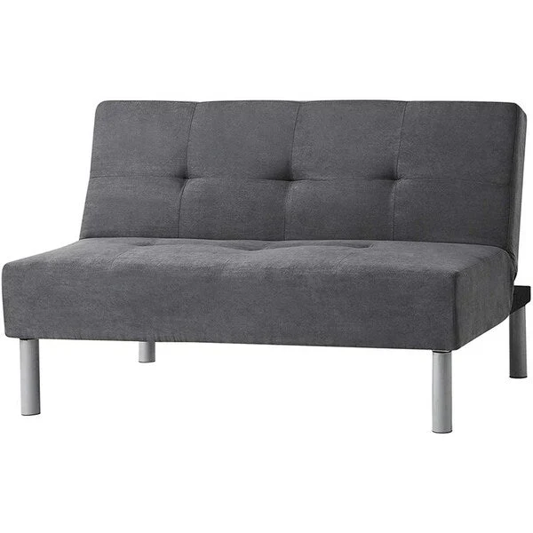 College Mini-Futon - Steel Gray by DormCo