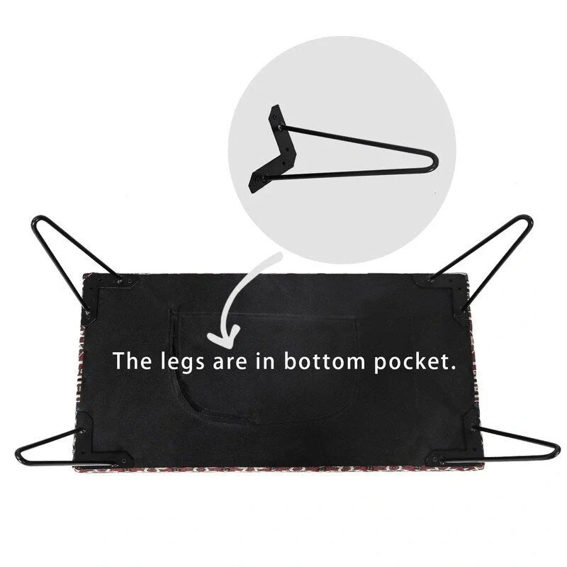 Adeco Bench Ottoman Fabric Rectangular Footrest Upholstered Bedroom