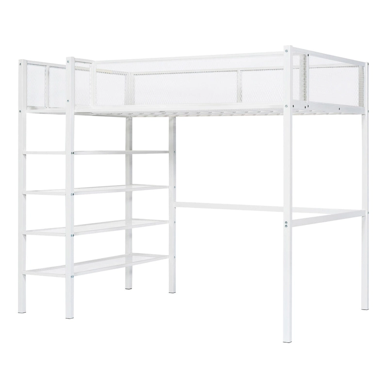 Twin Size Metal Loft Bed